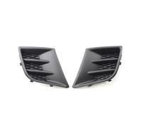Front Grille Grills For Peugeot 107 2009-2012 7422A8 7422A9 ABS Black Car Front Left Right Bumper Grill Grille Fog Light Lamp Cover Caps