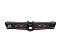 Front Grille Grills For VW For Golf MK7.5 Facelift 2017 2018 2019 2020 Honeycomb Mesh Front Grill Car Bumper Centre Panel Grille car grille(Red)