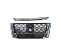 Front Grille Grills Front Grille For NAVARA For Frontier NP300 2021 2022 2023 Racing Grills Abs Radiator Bumper Mask With Bonnet Scoop Hood Trims car grille(2)