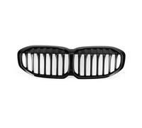 Front Grille Grills Gloss Black Double Slat Front Hood Grille for BMW F40 1 Series 118i 120i for M135i 2019-2023 51138080490 Auto Parts