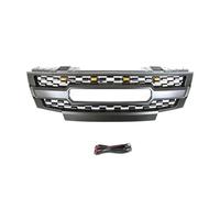 Front Grille Hood Grill Front Grill W/Light Fits Radiator Grille For Frontier For Navara D40 2009-2016 Grill Modification