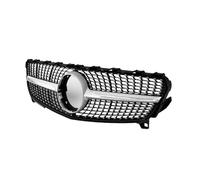 Front Grille Hood Grill Front Grille Grill For Benz For A Class W176 A180 A200 A250 A45 AMG 2016-2018 Silver Car Upper Bumper Hood Mesh Grid