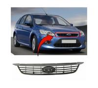 Front Grille Main Centre Black W/ Lock Mechanism Hole Ford Focus 2008-2012