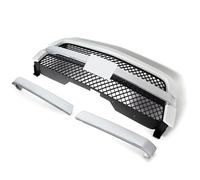 Front Grille Panel Replacement Compatible With Chevy For Silverado For 1500 HD 2003 2005-2007 Honeycomb Front Bumper Upper Radiator Grille Surround Body Kit 19168629
