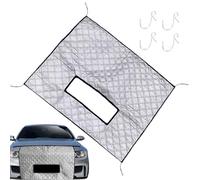 Front Grille Protectors - Heavy Duty Car Cover, Winter Windshield Guard With Reinforced Construction | SUV Truck RV Cargo Van Garage Outdoor Vehicle Frost Ice Snow Shield Automotive Safety