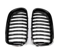 Front Grille Replacement for BMW 5 Series F10 F11 F18 520d 2010-2017 Gloss Black Car Front Bumper Kidney Hood Single Slat Grill Racing Grille