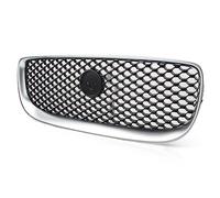 Front Grille Silver ABS Car Front Bumper Grill Upper Mesh Grille For Jaguar For XE 2015 2016 2017 2018 Sport Radiator Grill