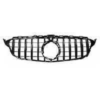 Front Grille Trim Front Inlet Grille Racing Grill For Mercedes For Benz C class W205 C63 For AMG 2014 2015 2016 2017 2018 2019 2020 2021(2019 Black)