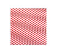 Front Grille Universal 100x33cm Diamond Hole Aluminium Racing Car Bumper Grille Grill Mesh Net Vent Black Silver Red Blue Tuning Kidney Grill(Red Diamond 4x8mm)