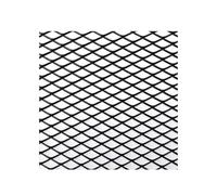 Front Grille Universal Protector 100x33cm Aluminium Racing Car Bumper Grille Grill Mesh Net Vent Black Silver Red Blue Tuning Kidney Grill(BK Diamond 6x12mm)