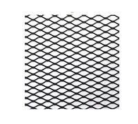 Front Grille Universal Protector 100x33cm Aluminium Racing Car Bumper Grille Grill Mesh Net Vent Black Silver Red Blue Tuning Kidney Grill(BK Hexagon 7x14mm)