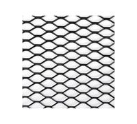 Front Grille Universal Protector 100x33cm Aluminium Racing Car Bumper Grille Grill Mesh Net Vent Black Silver Red Blue Tuning Kidney Grill(BK Hexagon 11x25mm)