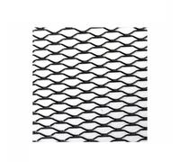 Front Grille Universal Protector 100x33cm Aluminium Racing Car Bumper Grille Grill Mesh Net Vent Black Silver Red Blue Tuning Kidney Grill(BK Seagull 8x25mm)