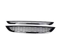 Front Grilles Car For Mini For Cooper For R50 R52 R53 2001-2006 Glossy Black Car Front Bumper Upper Lower Bonnet Mesh Grilles Hood Grill Guard ABS Car Front Radiator Grilles