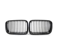 Front Grilles For BMW E36 1994 1995 1996 318i 323i 325i 320i 328i Black Grille ABS Front Replacement Hood Kidney Grill Front Kidney Grille(Gloss Black)