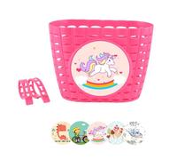 Front Handlebars Waterproof Rear Bike Basket Bicycles Basket With Fastens Strap For Boy Girl Bike Wicker Basket