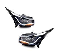 Front Head light Assembly Compatible With Chevrolet For Cruze 2009-2016 Xenon Headlamp Turn Signal Angel Eye Lens Light Headlights Assembly Car Accessories(Ordinary)