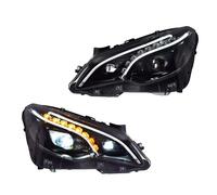 front headlamp assembly Compatible With Benz For E-Class W207 A207 2009-2014 2015 2016 2017 Coupe Headlight DRL Turn Signal High Beam Angel Eye Projector Lens