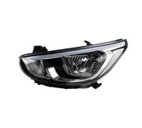 front headlamp assembly Compatible With Hyundai For Accent 2011 2012 2013 2014 2015 Front Clear Lens Daytime Running Light US Version Left Right Headlight Assembly(1Pcs Left)