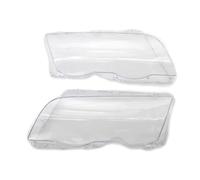 Front Headlamp Cover 1Pcs/1 Pair Car Headlight Cover For BMW E46 4 Door 3-Series 1998 1999 2000 2001 Lampshade Bright Shell Head Lamp Lens Covers Car Headlight Covers(Pair)