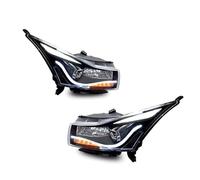 Front Headlight Car Light LED Headlights Assembly For Chevrolet For Cruze 2009 210 2011 2012 2013 2014 2015 2016 Xenon Headlamp Turn Signal Angel Eye Lens(Halogen lamp)(Halogen lamp)