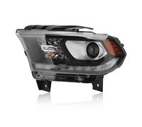 Front Headlight Carcompatible with Dodge For Durango 2014-2021 Front Car Headlights Headlamp HID LED Width Lights Turn Yellow Turn Signal(Left driver side)(Left driver side)