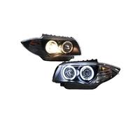 Front Headlight Compatible With For 1 Series E87 2004-2011 Angel Eye Turn Signal Lamp Daytime Running Light Headlight Assembly 2pcs