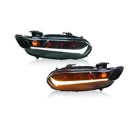 Front Headlight Compatible With For Accord 10th RGB 2018 2019 2020 2021 2022 Upgrade Modified DRL Dynamic Turn Signal Headlight Auto Accessories 2pcs(2pcs Red devils eye)