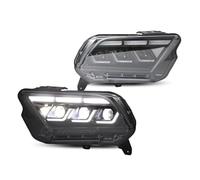 Front Headlight Compatible With For Mustang 2010 2011 2012 2013 2014 Start For Up Animation DRL Car Front Lamps Assembly Headlights Left-Hand Drive 2pcs
