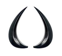 Front Headlight Eyebrow Cover For VW For Beetle 2012-2018 Gloss Black Eyelids Sticker Headlight Eyebrow Trim Cover Carbon Head Lamp Light Accessories Headlights Eyebrow(Carbon Fiber)