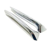 Front Headlight Eyelid Eyebrow Trim For NISSAN for Qashqai J11 2018 2019 ABS Auto Accessory Front Fog Lights Lamp Eyelid Eyebrow Cover Trim Chrome