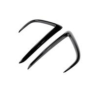 Front Headlight Eyelid Eyebrow Trim For Tesla for Model 3 2021 2020 2019-2017 1 Pair Car Glossy Black Front Bumper Fog Light Cover Eyebrow Spoiler Trim Strip Frame