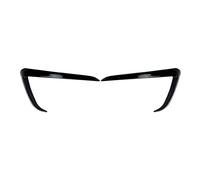 Front Headlight Eyelid Eyebrow Trim For Tesla for Model Y 2019-2021 Car Front Bumper Splitter Spoiler Covers Trim Fog Lights Eyebrow Wind Knife Sticker