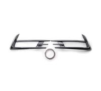 Front Headlight Eyelid Eyebrow Trim For VW for GOLf MK7 2014-2017 2pcs Car Front Spoiler Fog Lamp Cover Trim Carbon Fiber Fog Light Eyebrow Eye Lid Replacement