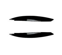 Front Headlight Eyelid For BMW 1 Series E81 E82 E87 E88 2004-2014 Gloss Black Car Front Headlight Eyebrows Eyelid Lids Body Kits Sticker Trim Tuning