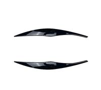 Front Headlight Eyelid For BMW 3 Series E90 E91 320i 330i 2005-2012 Sedan Touring Gloss Black Car Headlight Eyebrow Eyelid Trim Eyebrows Eyelids Lids Headlamp Eyebrow
