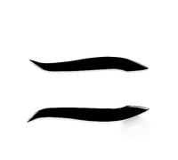 Front Headlight Eyelid For Toyota EP91 1996 1997 1998 1999 2pcs Gloss Black Car Headlight Eyebrows Eyelid Lamp Trim Decoration Sticker Accessories Headlamp Eyebrow