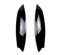 Front Headlight Eyelid For VW For Golf 5 MK5 2Pcs Car Headlights Eyebrow Eyelids Cover Sticker Decorative ABS Gloss Black Body Kits Tuning Headlamp Eyebrow