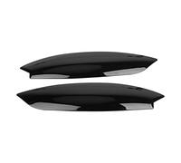 Front Headlight Eyelid For VW For GOLF 5 MK5 GTI R 2005 2006 2007 1 Pair Car Styling Chrome Headlights Eyebrow Eyelids Trim Cover Headlight Eye Lid (Gloss Black)