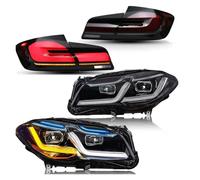 Front Headlight For BMW 5 Series 520i 525i 530i F10 F18 2011-2017 Car Accessories Led Headlight With Rear Brake Tail Lights Assembly Car Head light