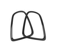 Front Headlight Frame And Rear Lamp Bezel Trim Compatible With R55 R56 R57 R58 R59 2007-2015 Gloss Black(Color Name: 2PCS Rear)