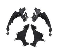 Front Headlight Mount Support Bracket 4 Pcs Strong Toughness Vibration Resistant Headlight Support Plate Bracket for A4 B8 2013 to 2016 ABS Material
