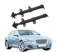 Front Headlight Washer Nozzle Headlamp Cleaning Spray Pump Cylinder C2D21521 Compatible With XJ X351 XJL 2011 2012 2013 2014 2015(Emitting Color: SET)