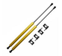 Front Hood Bonnet Gas Struts Lift Support Rods Shock Damper For Mitsubishi For Lancer For Evolution For EVO 7 8 9 2001-2008 KLAUER(Yellow carbon pattern)