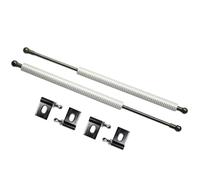 Front Hood Bonnet Gas Struts Lift Support Rods Shock Damper For Mitsubishi For Lancer For Evolution For EVO 7 8 9 2001-2008 WEFOLCC(Silver carbon pattern)