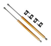 Front Hood Bonnet Gas Struts Lift Support Rods Shock Damper For Mitsubishi For Lancer For Evolution For EVO 7 8 9 2001-2008 KLAUER(Orange carbon pattern)