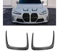 Front Hood Bonnet Vent Frame Trim For BMW G80 G82 G83 M3 M4 2021-2025 Carbon Fiber