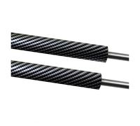 Front Hood Gas Spring For Excursion F250 350 Super Duty 1999-2007 Front Hood Gas Struts Spring Bar 4339 Shock Support Rod Colorful Style(Black Silver)