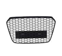 Front Hood Grill Grille Front Bumper Honeycomb Grills For A6 C7 S6 2012-2015 Gloss Black ABS Replacement 4G0853651A Cars Accessories Parts