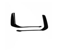 Front Hood Grille Front Bumper Fog Light Trim Eyelid Eyebrow Strip Cover For A6 C8 For S-Line S6 2019 2020 2021 2022(Glossy black)